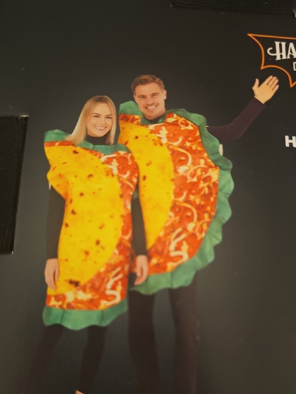 Adult TACO Halloween Costume 1 Piece Design